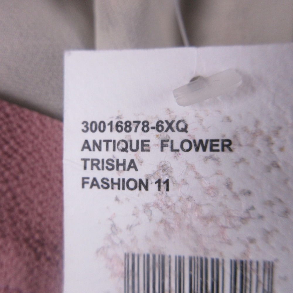 Jessica Simpson Blouse Womens Small Pink Antique Flower Trisha‎ Velvet NWT - Picture 4 of 9